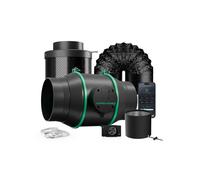 2025 iFresh Combo ventilateur de conduit en ligne intelligent de 6 pouces et filtre à charbon Mars Hydro Inline Fan