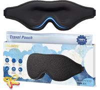 2025 Innovative Night Mask For Men And Women,3d Anti-Light Ultra Comfort Sleep Mask For Sleeping,Nap,Travel,Airplane,Meditation,With Earplugs (Black)