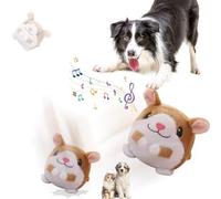 2025 Jouet Chien Interactif, Balle Rebondissante pour Chiens, Balle Interactive pour Chien, Active Moving Pet Plush Toy, Jouet Amusant Parlant et répétitif