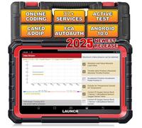 2025 LAUNCH X431 PROS Elite Outil de Diagnostic Auto avec CANFD DOIP Bidirectionnel Codage ECU Valise Diagnostic OBD2 Scanner en