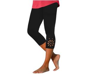 2025 Legging 3/4 Femmes té Pantalon Stretch Coupe ajustée Collants Souples De Plage D'éTé Course Pied vélo pour Femme