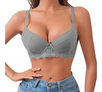 2025 Lingerie Femme Dentelle- Soutien Gorge avec Armature Push Up Sexy Couleur Unie Chic Et Élégants Coupe Slim Brassière De Tous Les Jours Confortable Style Française Charme Mature Bra