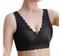 2025 Lingerie Femme Dentelle- Soutien Gorge sans Armature Push Up Doux Confortable Sexy Respirante Brassière Chic Et Élégants Beau dans Le Dos Léger Fin Coupe Ajustée Charme Tempérament Bra