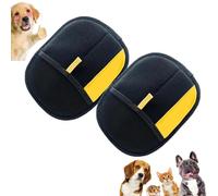 2025 Lot de 2 gants pour enlever les poils d'animaux - Épilateur électrostatique réutilisable pour chats et chiens