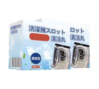 2025 Lot de 2 nettoyants pour machine à laver à tambour, tablettes de lave-vaisselle, poudre à laver, nettoyage en profondeur, extra puissant et contre les intempéries