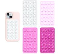 2025 Lot De 4 Supports À Ventouse Pour Téléphone Avec Dos Adhésif \U2013 28 Micro Poignées Sous Vide Pour Salle De Bain, Tableau De Bord De Voiture, Salle De Sport \U2013 Bâtonnets Sur Carre[Z1066]