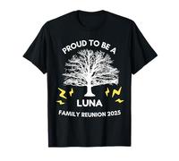 2025 Luna Family Reunion Gathering Arbre généalogique Assorti T-Shirt
