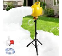 2025 Machine à Mousse pour Fêtes - Moteur en Cuivre Pur 800W, Portée de Projection 5-7m, Mousse Durable 35min, Coque ABS+PC, Outil à Mousse pour Fêtes d'Enfants/Boîte de Nuit/Jardin Yellow