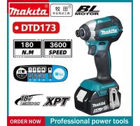 2025 Makita DTD173 bule 18v sans brosse Lithium-ion pilote d'impact outil électrique outil multifonctionnel, foret, outil électrique No battery