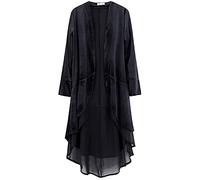 2025 Manteau Victorienne Femme Manches Longues- Veste Longue Vintage Chic Couleur Unie Médiévale Renaissance Cour Cardigan Ample Confortable Patchwork Blousons Pour Halloween Carnaval