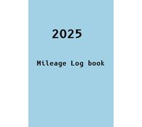2025 Mileage Log Book