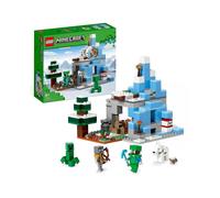 2025 Minecraft Frozen Peaks Set with Steve, Creeper and Goat Figures, Icy Biome and Cave Video Game Toy with Accessories 21243 Single