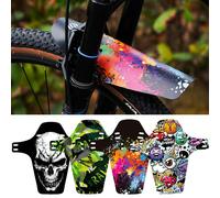 2025 Mise à niveau Garde-boue de vélo colorés Garde-boue avant/arrière en fibre de carbone pour vélo de montagne et vélo de route Protège-pneus de vélo Taille UniqueABS