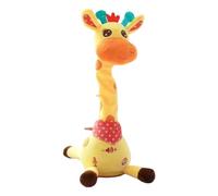 2025 Mise à Niveau Jouet Girafe Musicale, Peluche Bébé Girafe Chantante, Répète Ce Que Tu Dis, Imitation de Voix, Volume Réglable, Cadeau Interactif Parlant pour Enfants