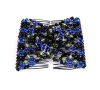 2025 Mode Dames Perles Élasticité Double Peigne à Cheveux Haute Qualité Pince Accessoires Produits Chaud Extensible Choix Populaire