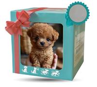 2025 Mon Chiot Robot Réaliste, Robot Dog pour Enfants, Jouet de Chiot Robotique Interactif avec Marche Réaliste, Aboiement de la Queue Wagging Animaux Électroniques pour Les Enfants Et Les Adultes I