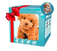 2025 Mon Chiot Robot Réaliste, Robot Dog pour Enfants, Jouet de Chiot Robotique Interactif avec Marche Réaliste, Aboiement de la Queue Wagging Animaux Électroniques pour Les Enfants Et Les Adultes D