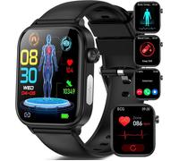 2025 Montre Connectée glyÉmie Ecg/Hrv/Acide Urique/Imc Smartwatch Homme Femme Avec Appel Bluetooth/Sos Fréquence Cardiaq
