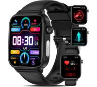 2025 ¿¿¿ Montre Connectées Avec ¿¿¿¿¿¿¿¿/Uric Acid/Lipides,1.96"" Montre Intelligente Avec Bmi/Fatigue/Emt, 24/7 Température Corporelle,Spo2, Sommeil, Montre Santé Pour Android Ios