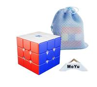 2025 MoYu WeiLong V11 3 x 3 x 3 Puzzle Magique Cube Tournant Jouet sans Autocollant Multicolore Niveau Compétition 3 x 3 dés (8M Ball Core M Chiffon Magique Version)