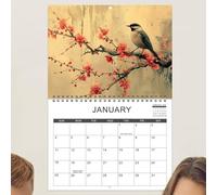 2025 Mur du calendrier, calendrier mural 2025 | Calendrier mural gardable - Organisateur de planificateur de famille Hangable pour rédiger des notes, des idées, rendez-vous, réunions, rapp