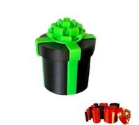 2025 New Annoying Nested Screw Box, Funny Prank Gift Boxes, Reusable Money Puzzle Prank Box for Cash & Surprises for Birthdays, Christmas & Fun Party Game (Black-E)