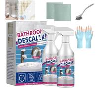 2025 New Bathroom Descaler Foam Spray, Bathroom Descaler Cleaner, All Purpose Cleansing Foam Spray, for Bathtub Toilet Shower Sink (2PCS)