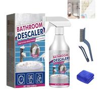 2025 New Bathroom Descaler Foam Spray, Bathroom Descaler, Stubborn Stains Cleaner, All-Purpose Bathrooms Stain Remover for Bathtub Toilet Glass Faucet (1pc)