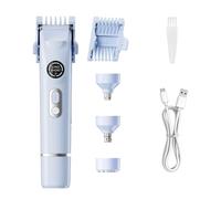 2025 New Bikini Trimmer for Women, Rechargeable Professional Painless Electric Razors, Waterproof&Easy Cleaning, Ceramic Blade,Cordless Trimmer For Sensitive Skin (Blue)