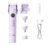 2025 New Bikini Trimmer for Women, Rechargeable Professional Painless Electric Razors, Waterproof&Easy Cleaning, Ceramic Blade,Cordless Trimmer For Sensitive Skin (Purple)