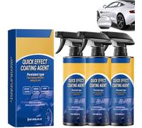 2025 New Car Coating Spray, Quick Effect Coating Agent Spray, Advanced Car Quick-Acting Coat Agent, Multi Functional Paint Polish Renewal Protection for Cars (3pcs)