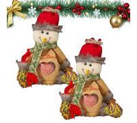 2025 New Christmas Bags Zipper Design, Christmas Bag Zipper Design, Reusable Christma Bags With Santa Snowman Style Of Apples, Candies, Small Toys And Gifts (2pcsC)