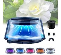 2025 New Cloud Mist Car Diffuser, Auto On/Off Smart Car Air Freshener, 5 Ambient Light, Long Lasting Automotive,Auto On/Off,Adjustable Intensity (Balck,White Tea)