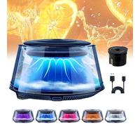2025 New Cloud Mist Car Diffuser, Auto On/Off Smart Car Air Freshener, 5 Ambient Light, Long Lasting Automotive,Auto On/Off,Adjustable Intensity (Balck,Mandarin Orange)