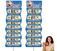 2025 New Creative Christmas Cash Surprise Envelope - DIYChristmas CashGift Envelopes with 10 Slots, Present Birthday Gift Check Holder (#6)