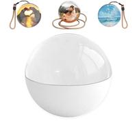2025 New Crystal Ball Video Player,2.7in 3D Crystal Ball Diy Personalized Display Sphere with Electronic Screen,Video Sphere,180°Visual Effect,5 Color Options,for Holiday Decoration,Birth(Color:blanc)