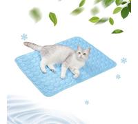 2025 New Dog Cooling Mat, Dog Cooling Mat Washable, Portable Summer Dog Pad, Water-Absorbent Pet Cooling Pad for Kennel Sofa Bed Floor Car Seats(Blue,XS)