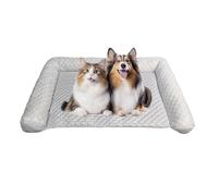 2025 New Dog Cooling Mat, Portable Washable Cooling Pad No Water Or Electricity Needed, Portable for Home Use, Kennels, Crates, Cars (Gray,Small)