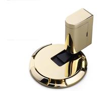 2025 New Door Wedge Stopper, Pleasantk Door Wedge Stopper, No-Drill Installation, Silent & Mechanical for Home Office Doors (Gold1,3pcs)