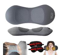 2025 New Electric 3 In 1 Back Massager,With Traction Lifting And Vibration Massage And Heat Compress,Suitable For Neck, Shoulders And Back,Unisex (Gray, Same size)