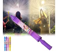 2025 New Firework Water Squirter, Night Spray Squirter for Pool Beach Parties, Long Range Outdoor Squirt Toys with Fireworks Effect - Family Interactive Games, Ideal for Party Entertainment (Purple)