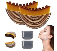 2025 New Lymphatic Contour Face Brush, Lymphatic Drainage Massager for Face,Contoured Design for Jawline Sculpting and Face Massage,Designed to Fit Precisely and Relieve Fatigue (2PCS)