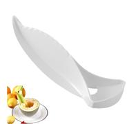 2025 New Melon Cutting Tool for Quick Fruit Cubes, Portable Cantaloupe Slicer Fruit Cutter, Multifunctional Easy Grip Fruits Cutter Gadget for Kitchen, BBQ, Camping, Party (White)