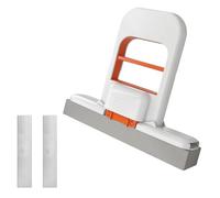 2025 New Mini Foldable Desktop Mop, Wet and Dry Use Cleaning System Small Mops, Portable Cleaning Sponge for Bathroom, Kitchen, Squeeze Handle & Replaceable Head (1pcs Mop+2pcs Sponge Head)