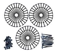 2025 NEW Nylon Cable Tie Buckle, Nylon Universal Cable Tie Buckle Pin and Button Zip Ties Self-Locking Fixed Cables Wire Fastening Straps, Multifunctional Zipties for Car Daily Repair Clips (500pcs)