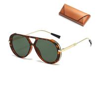 2025 New Oversized Sunglasses for Women Men Retro Trendy Sun Glasses Big Large Fashion Vintage Shades (C)