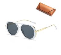 2025 New Oversized Sunglasses for Women Men Retro Trendy Sun Glasses Big Large Fashion Vintage Shades (E)