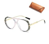 2025 New Oversized Sunglasses for Women Men Retro Trendy Sun Glasses Big Large Fashion Vintage Shades (H)