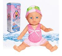 2025 New Packaging Waterproof Swimmer Doll,Swimming Baby Doll,with Movable Joints, Realistic Swimming Action, for Pool Bathtub (1pcs)