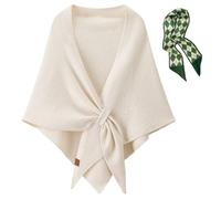 2025 New Pashmina Wraps for Women, Women’s Solid Color Shawl Scarf Casual Soft Comfortable Shawl for Daily Wear (White)